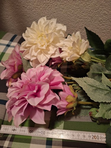 Kunstblumen dahlien 4 - kunstblumen,