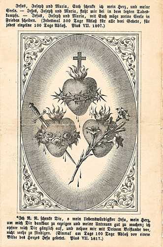 Andachtsbild herzen jesus - andachtsbild,hl., herzen,