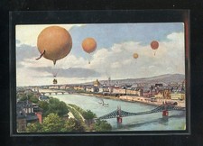 ZEPPELIN FARBIGE ILA-POSTKARTE