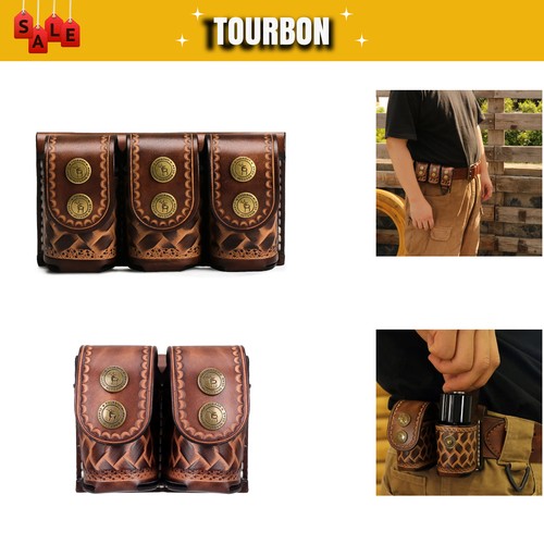 Tourbon leder revolver - tourbon,