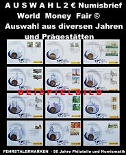 Auswahl 2 € Numisbrief - World Money Fair© - Auswahl aus diversen Jahren