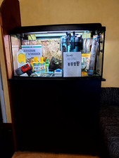 Aquarium 80x35x40 cm mit 112 Liter und gebogener Panorama Frontscheibe