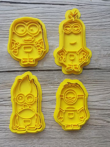 Minions keksausstecher 4er set - keksausstecher,