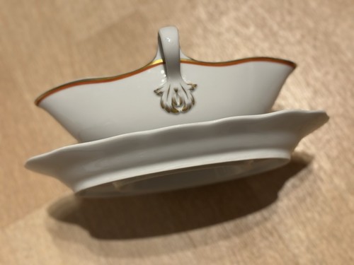 Meissen sauciere mit teller - sauciere,