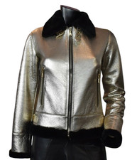 Luxus Designer Damen echte Lammfelljacke Winterjacke  Gr.36,38 NEU