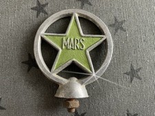  Fahrrad / Schutzblechfigur-Reiter Emblem- Steuerkopfschild | MARS Nürnberg 1950
