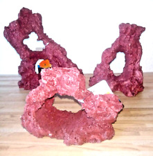 Lochsteine künstlich Lochgestein Aquarium Dekoration Aquariumdeko 13x9x16 cm