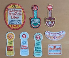 Bieretiketten - DDR - Kamenz - alle verschieden - viele alte und seltene