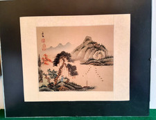 Chinesische seiden gemälde - chinesische,