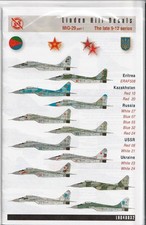 Linden Hill  Decals Nr.LHD48032  MiG-29 Part 1 the late 9-12 Serie 1/48