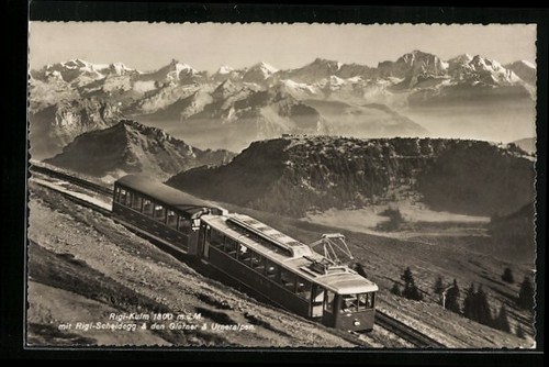 Rigi kulm bergbahn mit - rigi-kulm,,