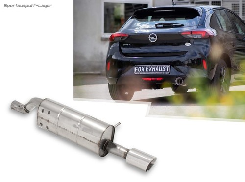 Fox sportauspuff für opel - sportauspuff,