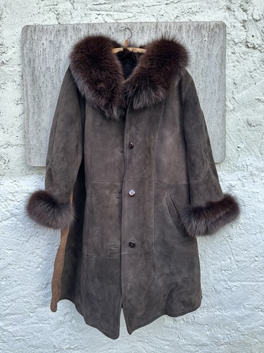 Vintage damen lammfellmantel - damen,