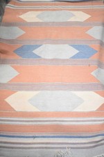 Teppich Baumwolle Hellblau