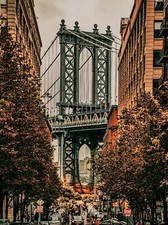 Wandbild foto brooklyn - -,
