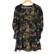 Zara lila blau Tunika Top