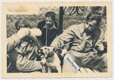 Luftwaffe Piloten- Flugschüler,Flieger-Schutzanzug, Hund, dog 2.WK (4152a)