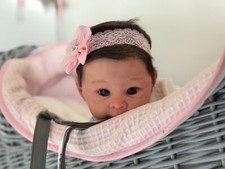 Reborn Fake Baby Life like Silikon Filmpuppe newborn Lizzy Adrie echter Luxus