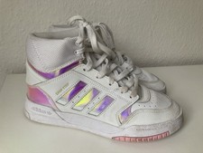 Mega süße Adidas hohe Sportschuhe Gr. 38 rosa holographisch
