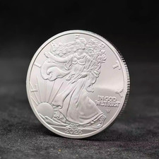 Seltene 2026 1 Unze 999 Feinsilber US Eagle $1 Münze, unzirkuliert