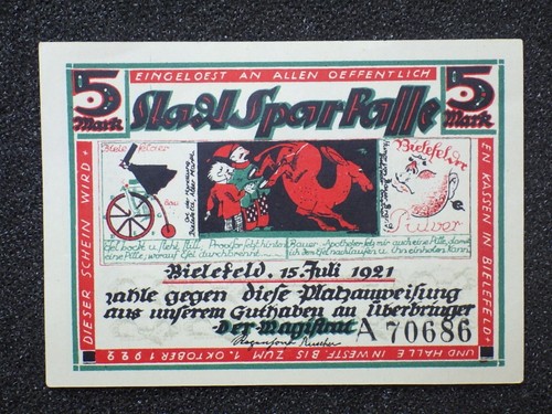 Notgeld deutschland bielefeld - notgeld,