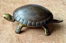 Schildkröte, altes patentiertes Original, Tisch-Klingel Rezeption