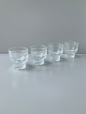 4 Schnapsgläser DDR Pressglas