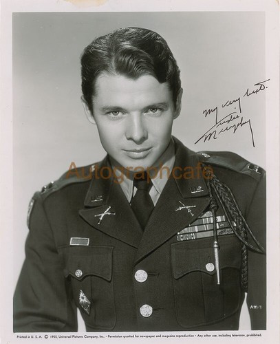 Audie murphy signed - audie,
