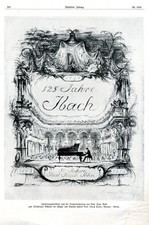 125 Jahre Ibach Klaviere XL Reklame 1920 Piano Werbung Barmen Berlin Hans Meid