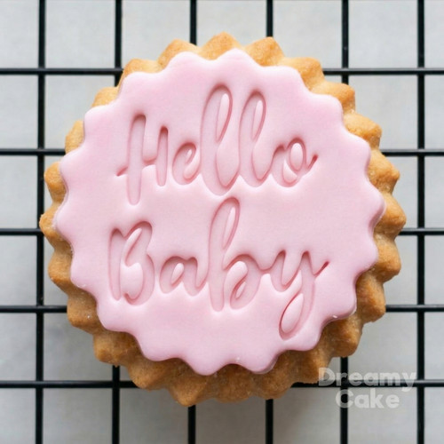 Hello baby keksstempel - keksstempel, |