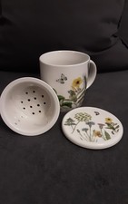 Teetasse 3tlg. mit Sieb und