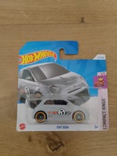 Hot Wheels Fiat 500e grau in OVP,  Spielzeugauto aus Sammlung