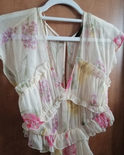Zara maxikleid s blumen - zara,