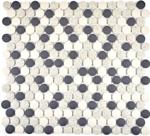Knopfmosaik dusche wand boden - wand,