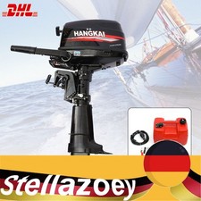 HANGKAI Außenborder Motor 6,5 PS 4-Takt CDI Wasserkühlt Fischerboot Benzinmotor