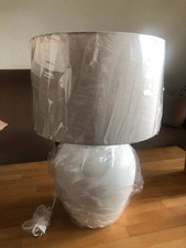 Tischleuchte dkd home decor white porcelain 25 w 50 w 220 v 38 x 38 x 58 cm