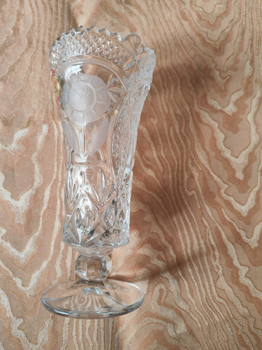 Bleikristall vase - bleikristall,