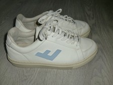Super Sneaker, FLAMINGO´S LIFE, off-white + hellblau, Gr: 38, VEGAN, NACHHALTIG!