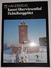 Tourist Verlag Berlin Leipzig WANDERATLAS Kurort Oberwiesenthal Fichtelberg 1988