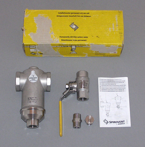 Spirovent dirt seperator - dirt,