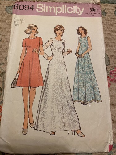 Simplicity 6094 kleid vintage - 6094,
