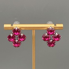 Ohrringe Rauten-Form aus Swarovski® Kristall Damen Geschenk Neu