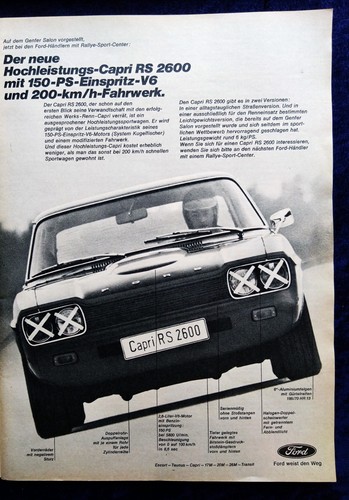 Ford capri 2600 originale - rs,