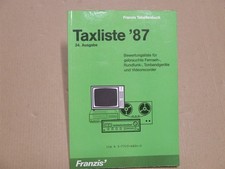 Taxliste von gebrauchten