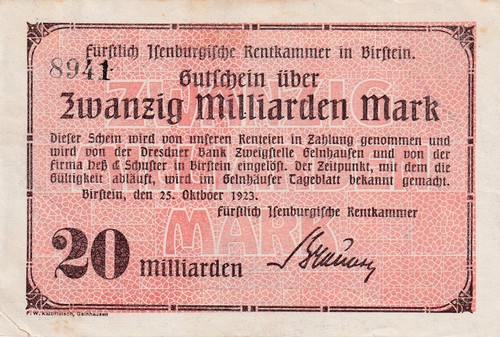 Birstein rentkammer 20 - -,