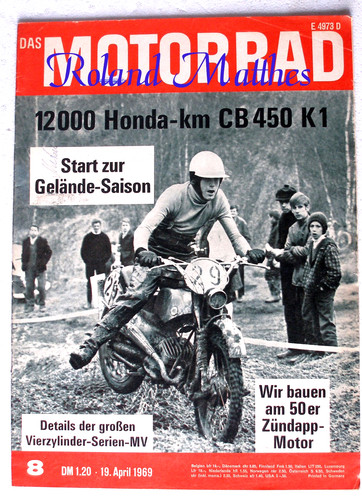 Das motorrad honda - 8-69+honda, cb