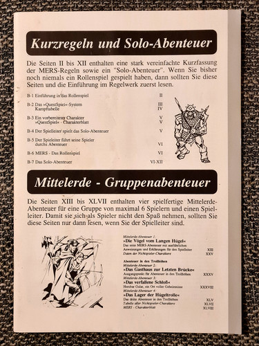 "Kurzregeln und