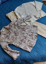 Konvolut Kleiderpaket 3 Teile Größe 38/42/L beige Töne.