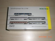 Minitrix 15473 Schnellzugwagen-Set "D 730" Spur N    NEU/OVP
