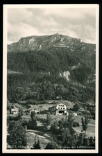 Hitlerhaus mit Kehlsteinhaus AK - Obersalzberg - ungelaufen